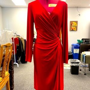 Ralph Lauren Red flowy Dress